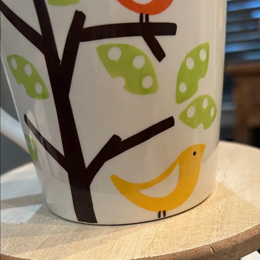 Pier 1 Hand Painted Stoneware Mug
